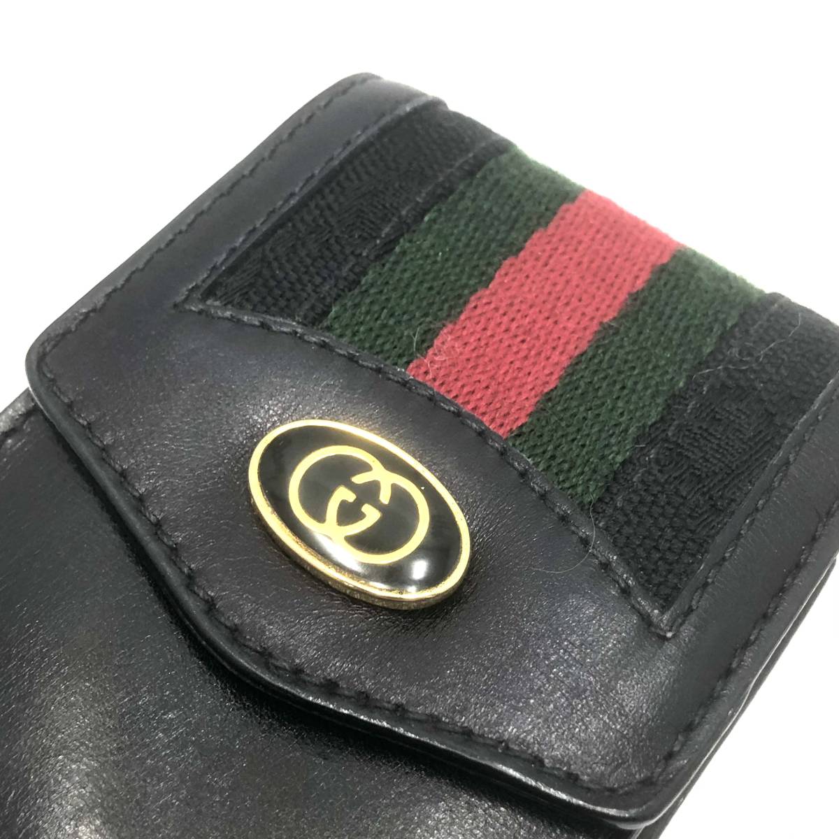 グッチ GUCCI オールドグッチ シェリーライン シガレットケース