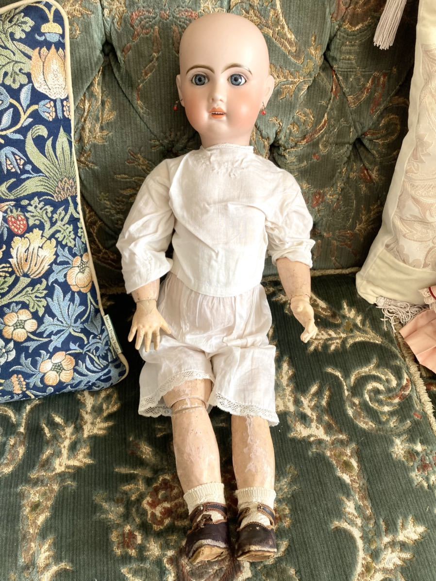 アンティーク 1907ジュモー ビスクドール フランス人形 ドレス アンティーク 1907ジュモー ビスクドール フランス人形 ドレス
