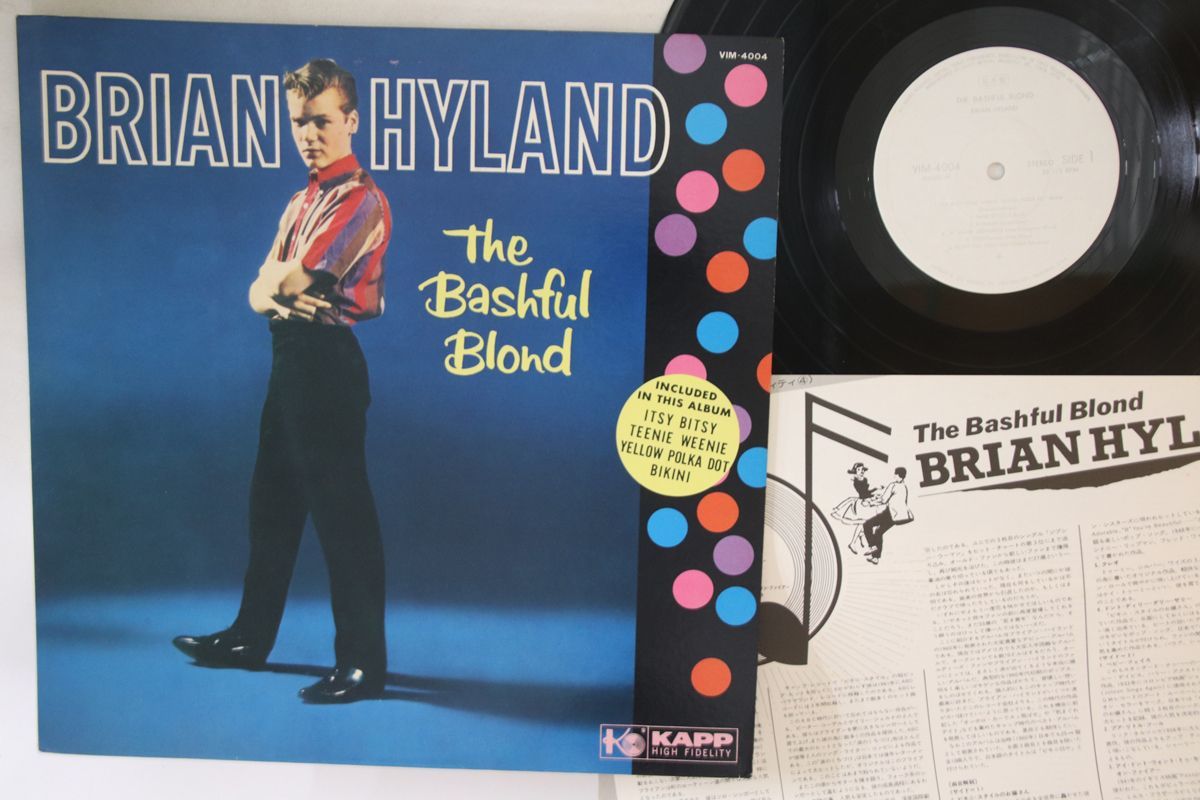 数々のアワードを受賞】 LP Brian Hyland Bashful Blond VIM4004 MCA プロモ 00260 www.bahan.