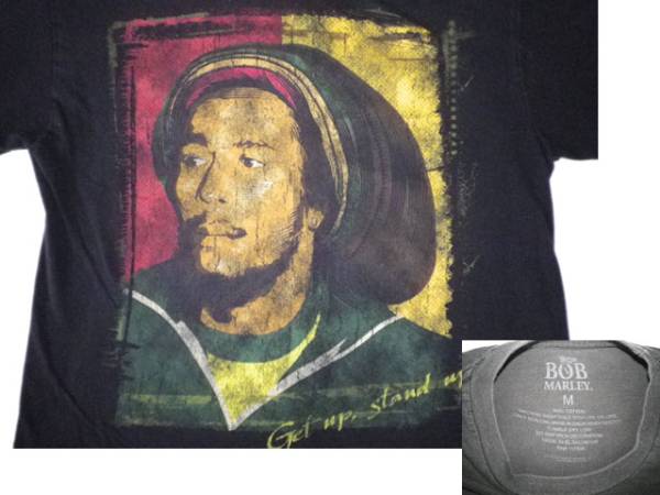 ★レゲエ★ＢＯＢ ＭＡＲＬＥＹボブ マリー Ｔシャツ Ｍ！！_画像2