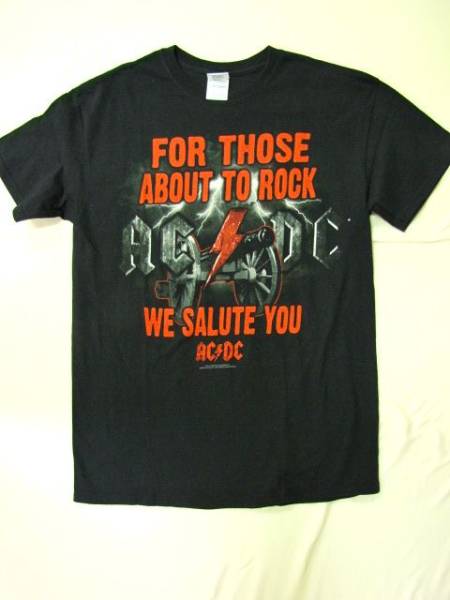 N754＊2011年AC/DC　ロックT　For Those About To Rock　Mサイズ_画像1