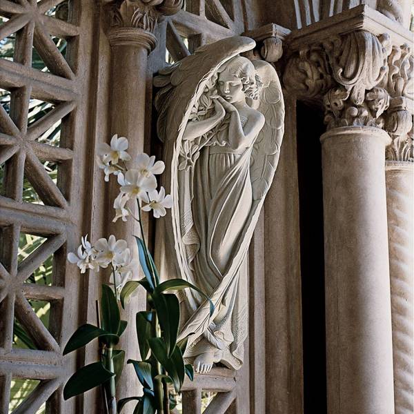 ヤフオク!   世紀イタリア教会建築芸術 天使像 壁掛け型オブジェアウ