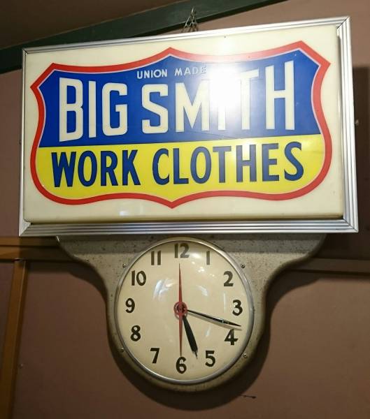 50 -е годы Big Smith Vintage Board Big Miss Vintage Signboard Light Antique Workboard Work