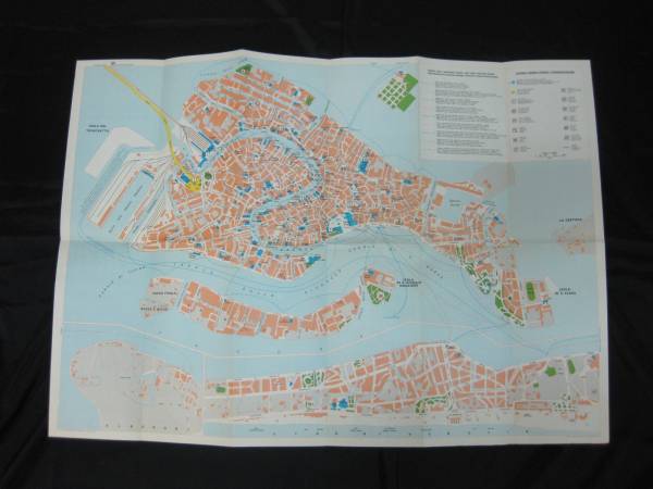 【即決あり】1974年 ベネツィア ベネチア 観光ガイド 地図 イタリア政府観光局 当時物 VENEZIA ガイドマップ_画像2