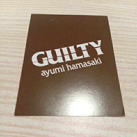浜崎あゆみ GUILTY カード_画像1