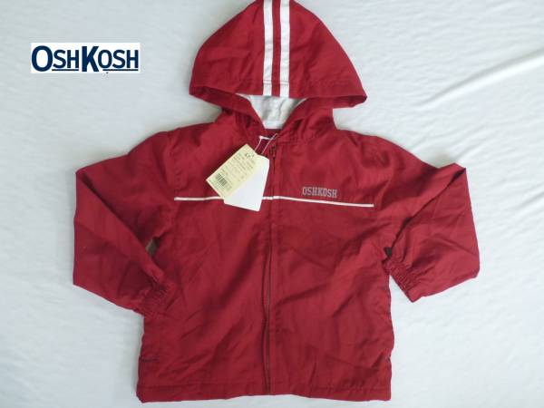  new goods Oshkosh (OSHKOSH) red red parka jacket 100