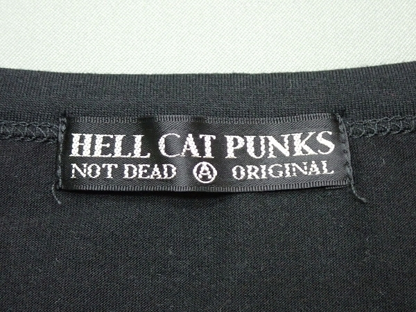 送料無料 HELL CAT PUNKS 袖レースTシャツ・S◆ヘルキャットパンクス/カットソー/22*7*1-9_画像7