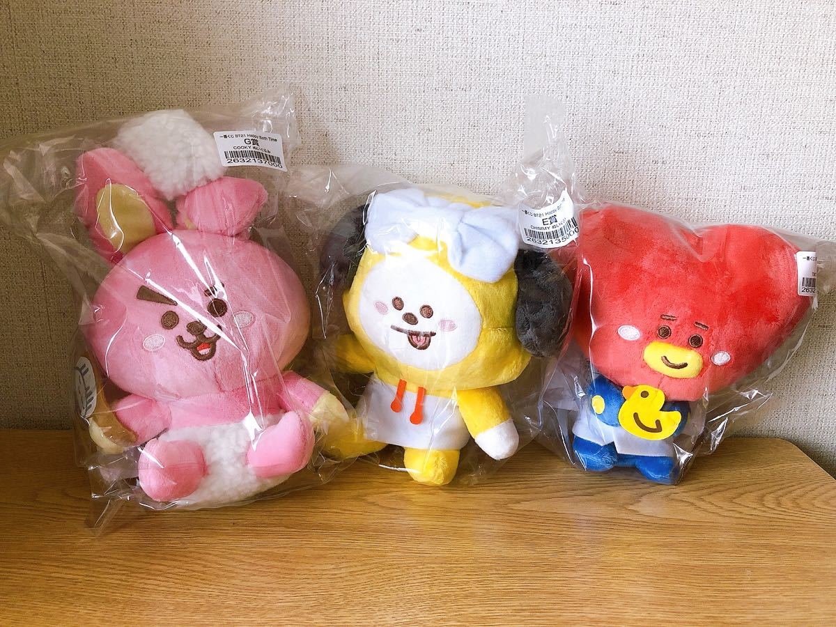 オンライン一番くじ BT21 マンネラインぬいぐるみセット 新品未使用