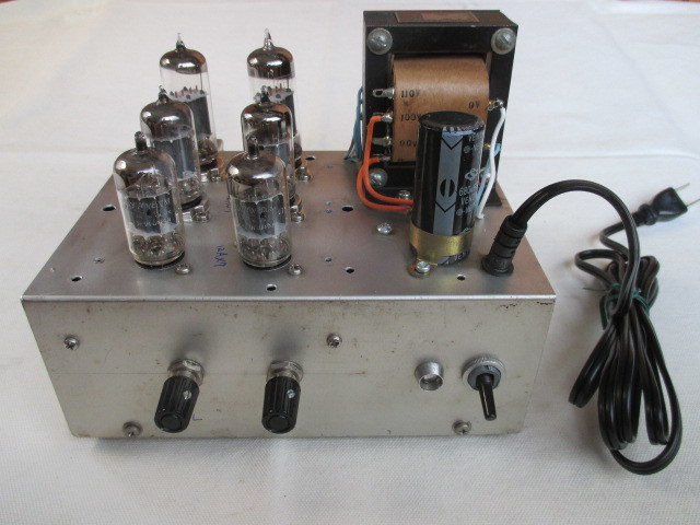 12BH7 ステレオメインアンプ - オーディオ機器