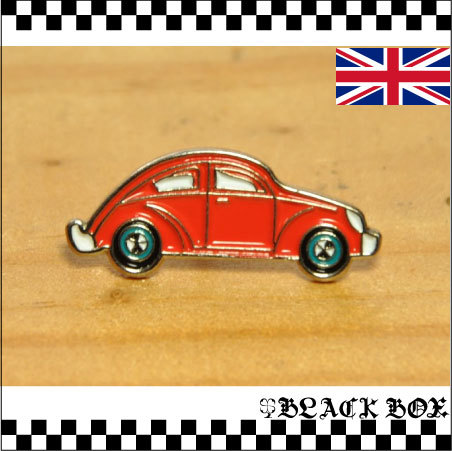 英国 インポート Pins Badge ピンズ ピンバッジ 画鋲 Volkswagen Beetle VW ビートル イギリス UK ENGLAND 330の画像1