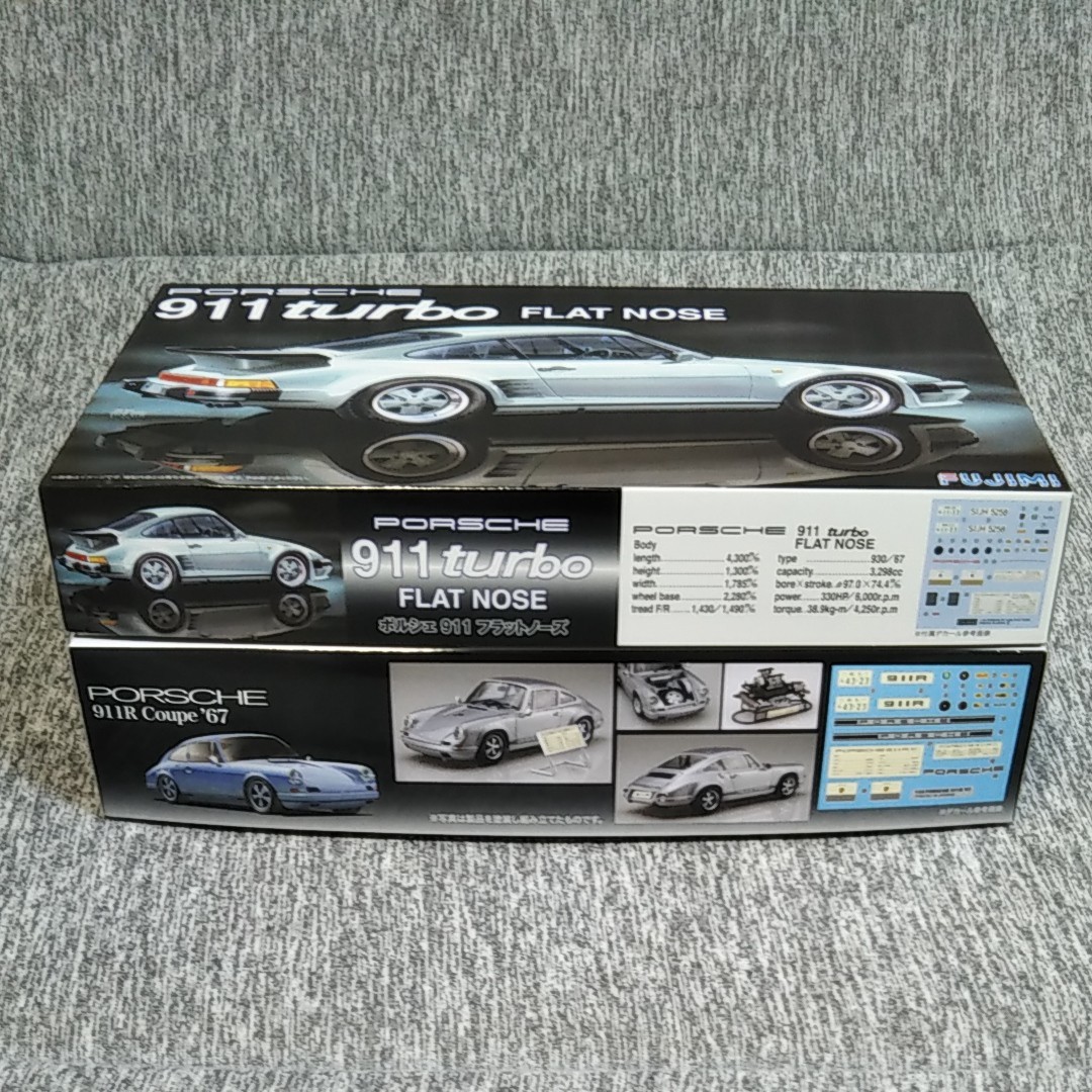 フジミ 1/24 PORSCHE 911R Coupe '67 & 911 turbo FLAT NOSE フジミ 1/24 PORSCHE 911R Coupe '67 & 911 turbo FLAT NOSE
