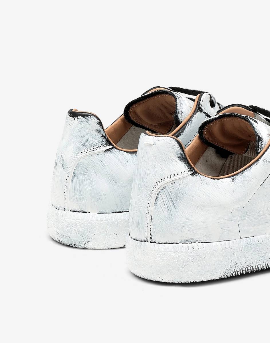 maison margiela マルジェラ ジャーマントレーナー ペイント white