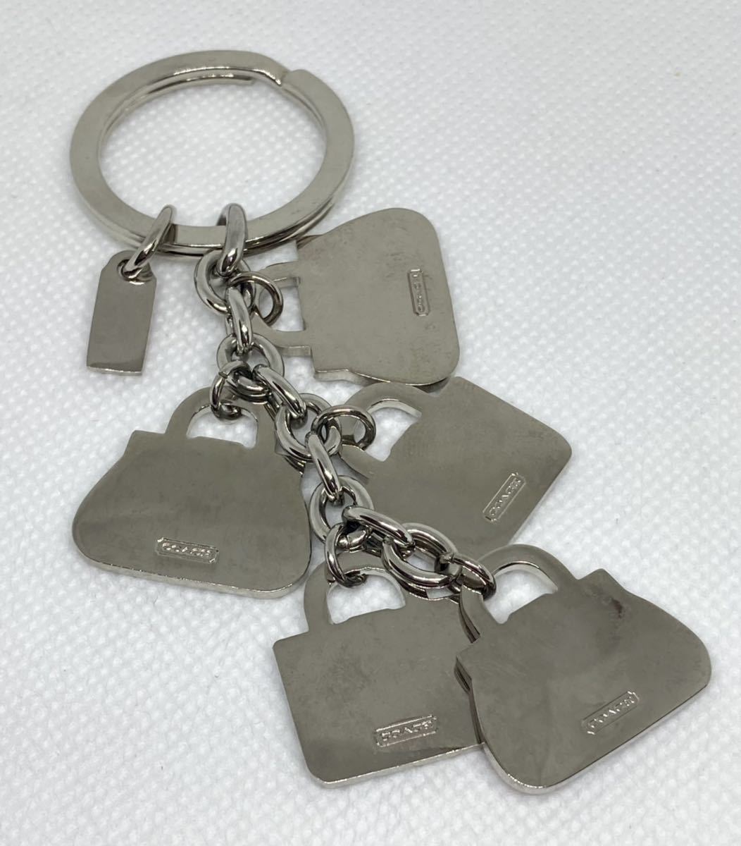 [ beautiful goods same day shipping ]COACH back charm Coach key holder ring accessory chain 
