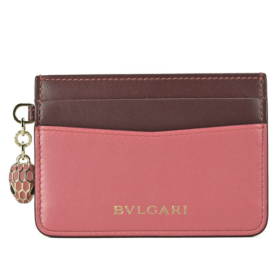 ブルガリ BVLGARI セルペンティ カードケース カードホルダー レザー