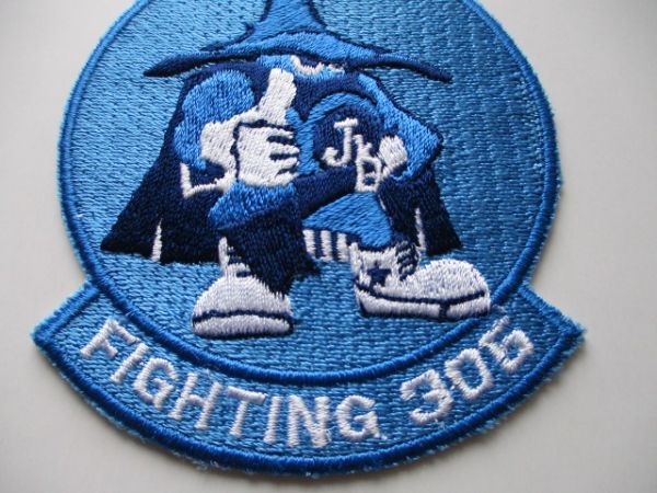 【送料無料】航空自衛隊 第305飛行隊 ファントムFIGHTING 305 パッチ刺繍/F-4スプークPatch戦闘機PHANTOM航空自衛隊ワッペン空自JASDF M36_画像3