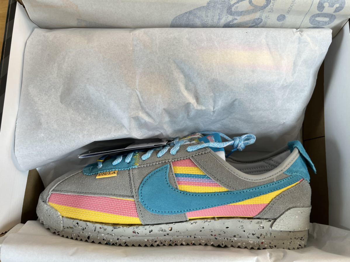 union購入 新品未使用 27.5cm US9.5 Union × Nike Cortez Light Smoke
