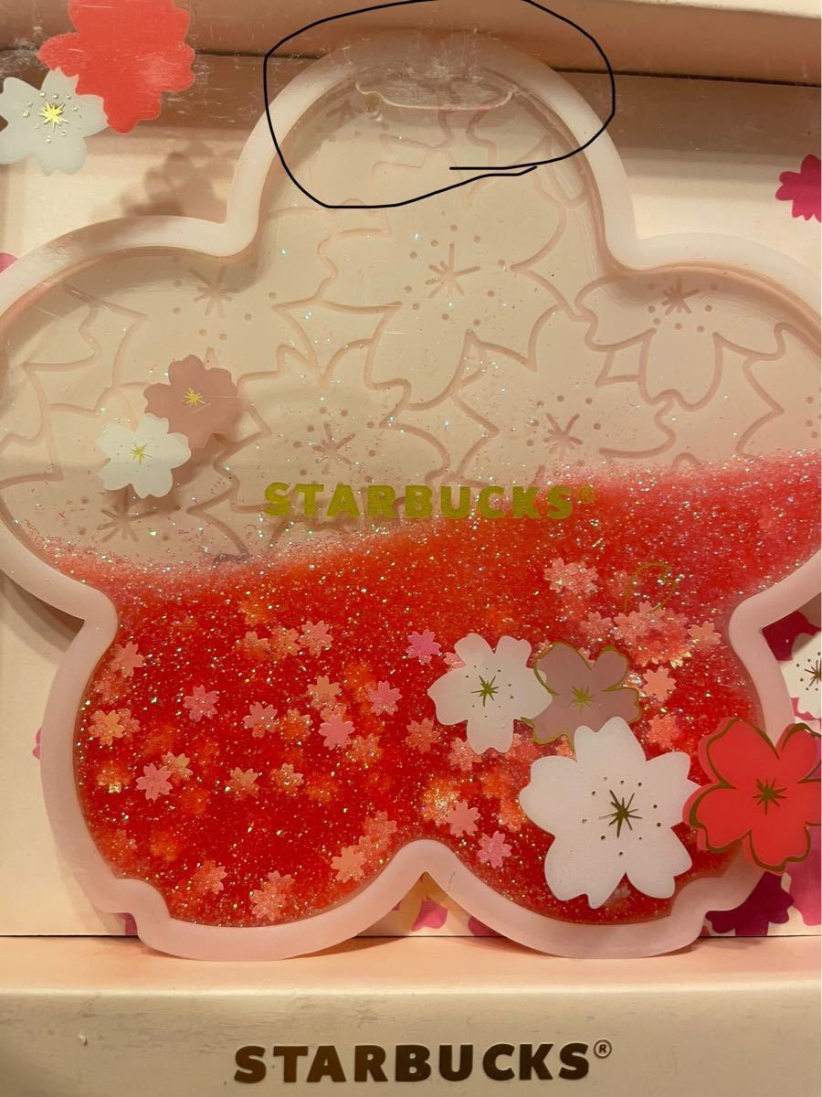 スタバ海外限定 日本未発売コースター流れるさくら桜シリーズ スタバ海外限定 日本未発売コースター流れるさくら桜シリーズ