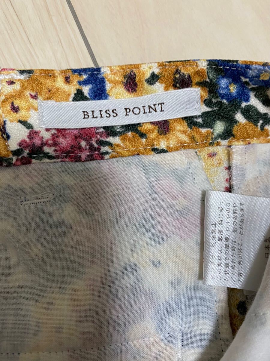 【美品】ブリスポイント ショートパンツ 花柄 BLISS POINT