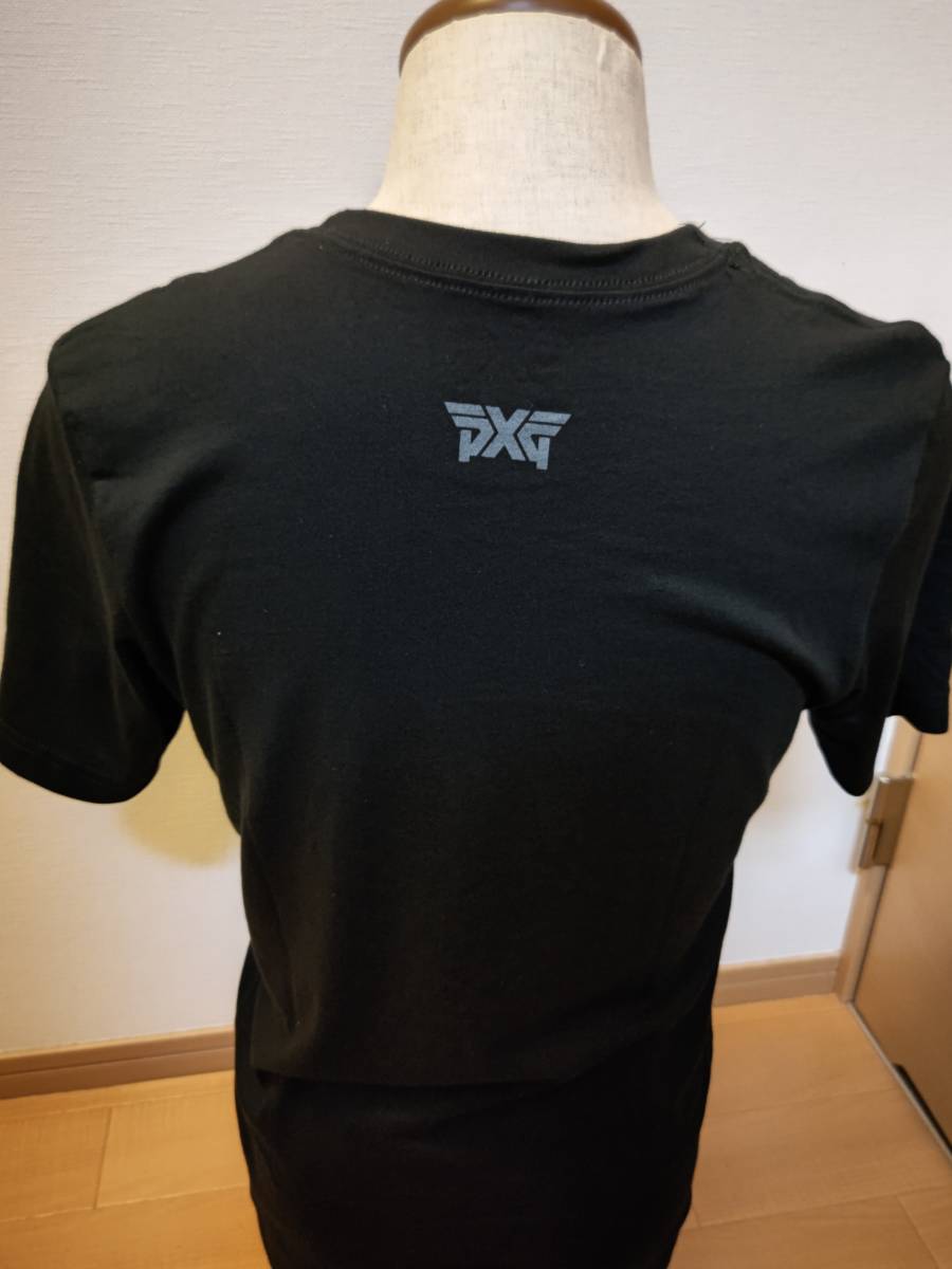 未使用★PXG Tシャツ/黒色/スノーカモPXGロゴ 日本サイズL相当_画像5