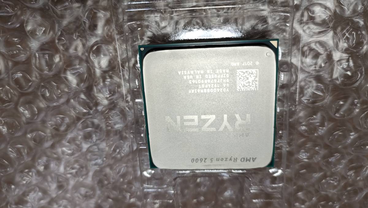 【良品】CPU AMD RYZEN5 2600 3.4GHz 6コア12スレッド PCパーツ 動作確認済_画像4