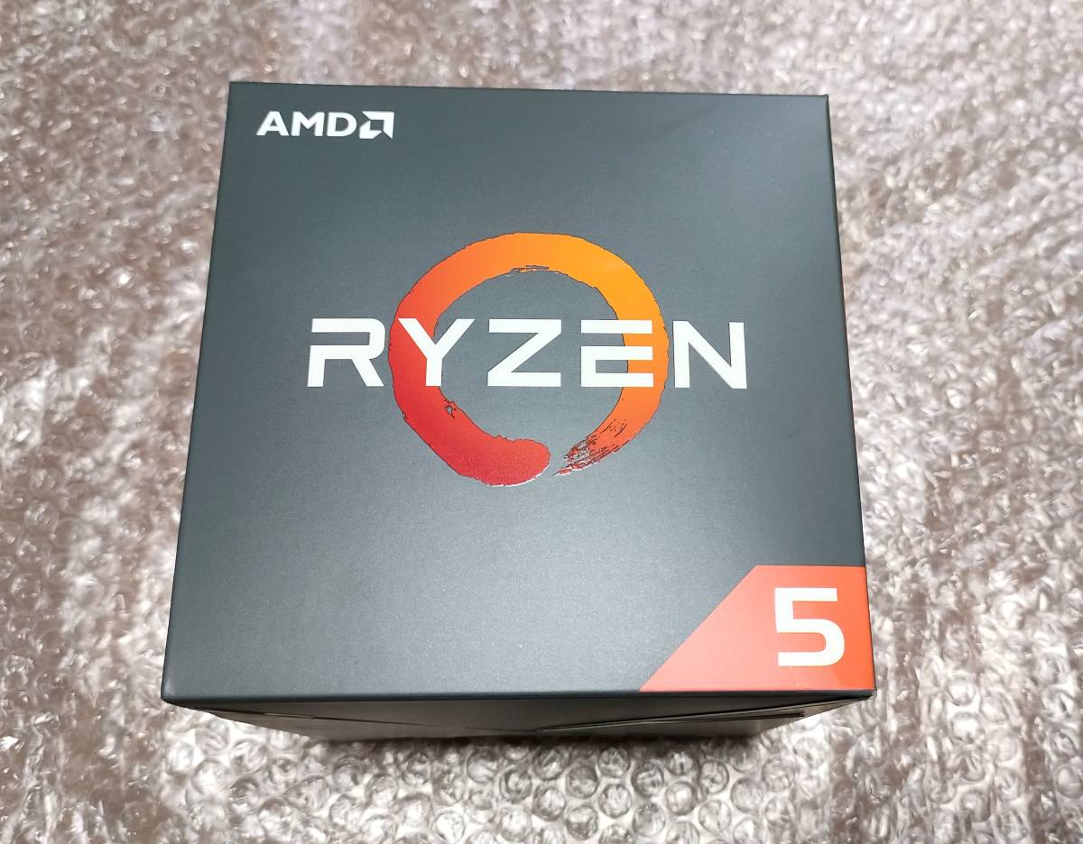 【良品】CPU AMD RYZEN5 2600 3.4GHz 6コア12スレッド PCパーツ 動作確認済_画像1