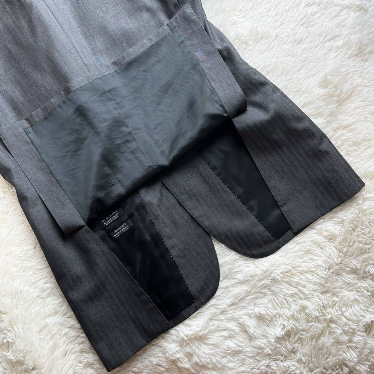 希少L! バーバリーブラックレーベル BURBERRY BLACK LABEL