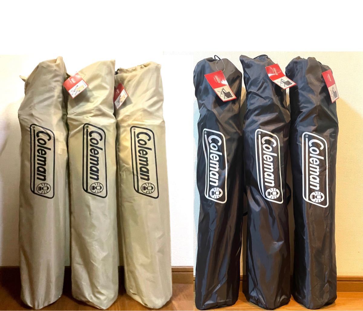 SALE/60%OFF】 【6脚セット】新品未使用 Coleman ブラック+ベージュ