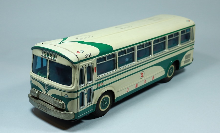 《レトロ・ビンテージ》 日本製、古いブリキおもちゃ、三重交通 バス 美品 うぶ出し買取品！_画像2