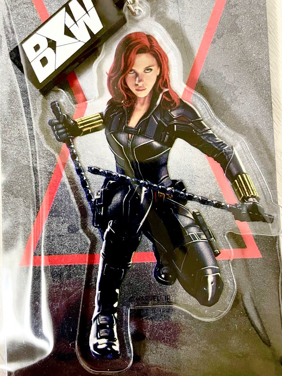 【新品・未開封】MARVEL ブラック・ウィドウ 2連アクリルキーホルダー