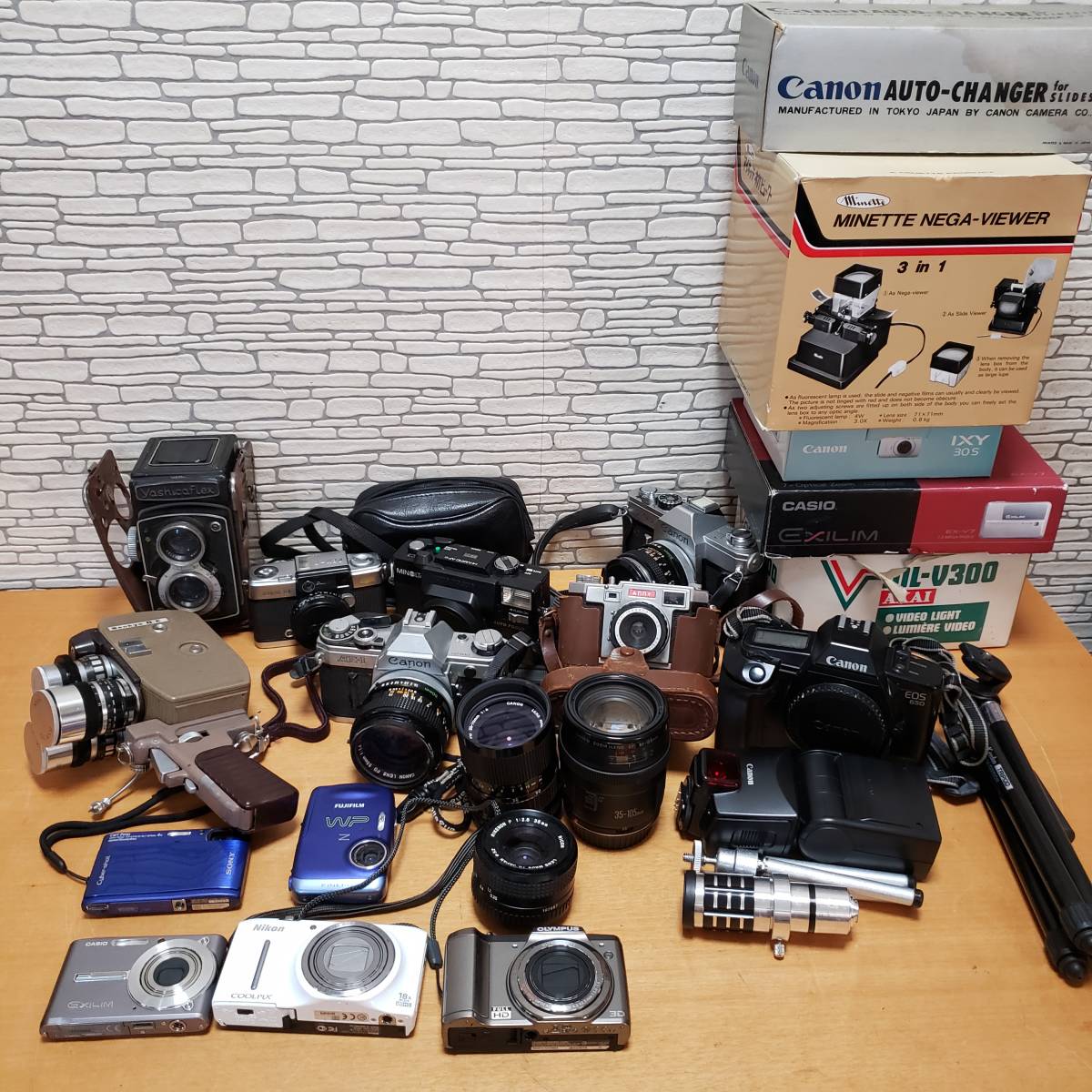 フィルムカメラ レンズ フラッシュ Canon PENTAX等 まとめ ジャンク-
