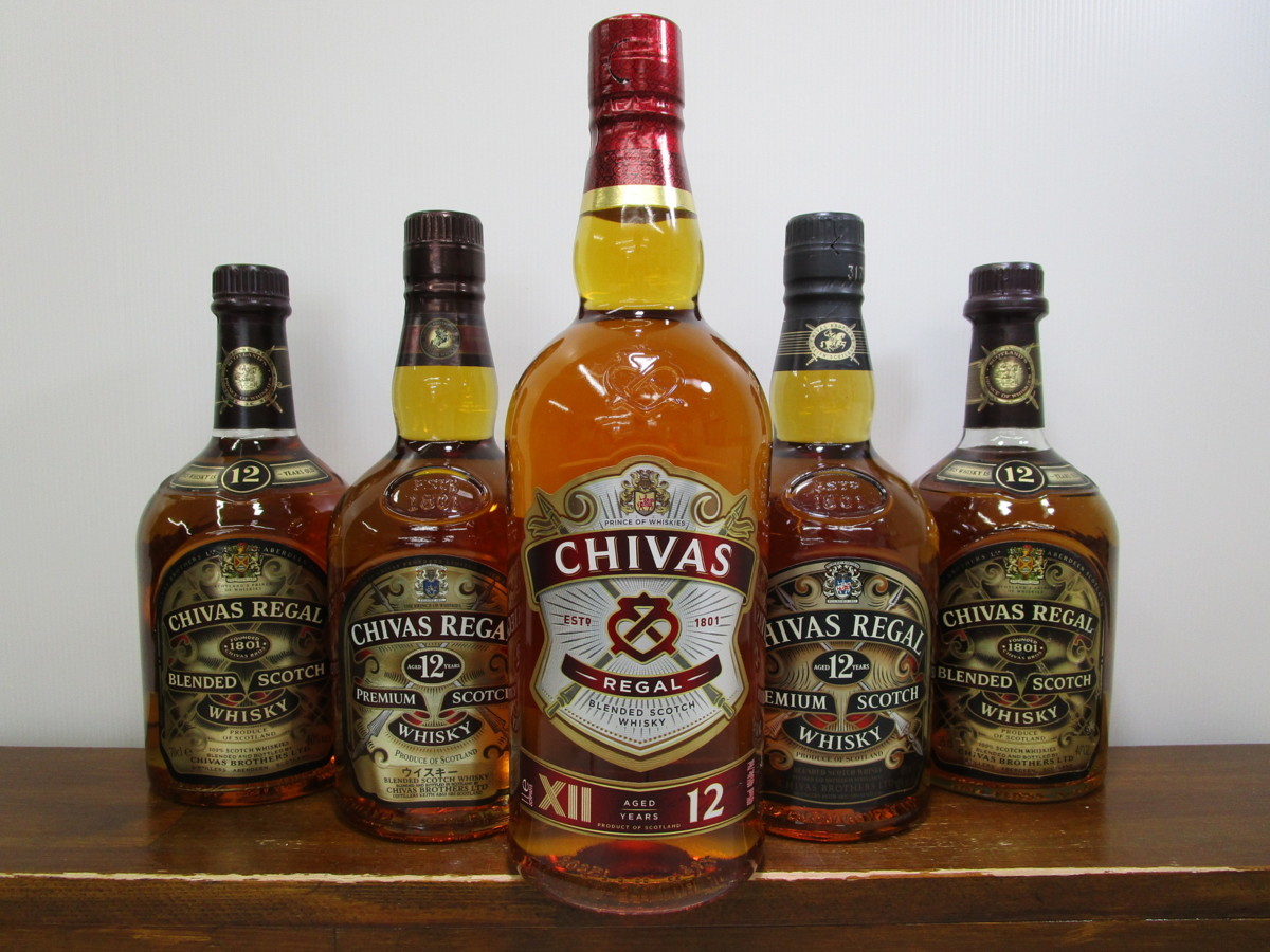 5本セット シーバス リーガル 700-1000ml 40% CHIVAS REGAL スコッチ