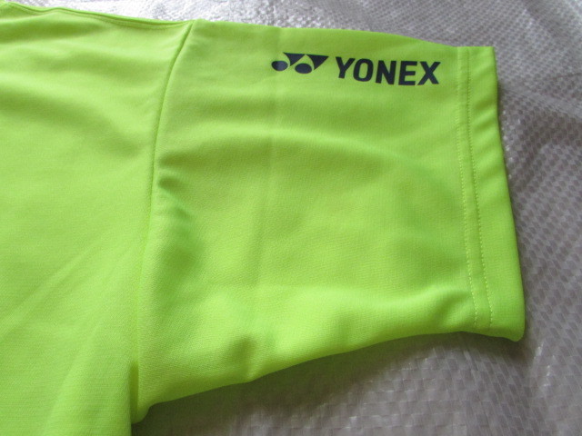 メンズ Mサイズ yonex 半袖 Tシャツ 使用少なめ きれい 蛍光系 ヨネックス 最大65%OFFクーポン
