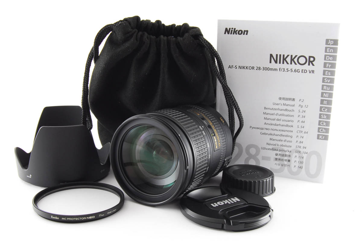 ☆超超美品☆ ニコン Nikon AF-S Nikkor 28-300mm F3.5-5.6G ED VR