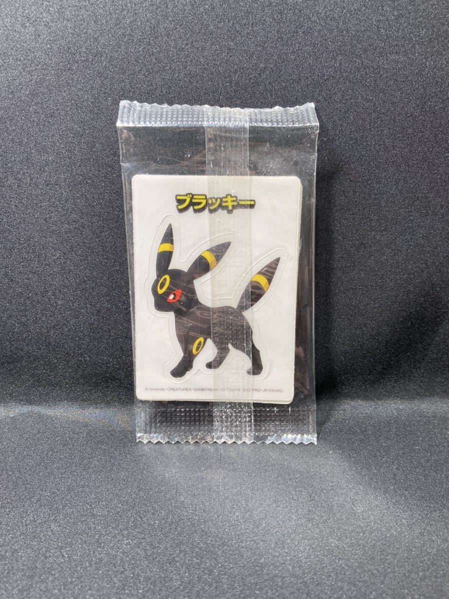 【ブラッキー マニア必見】ポケモン 未開封 シール ブラッキー デルビル 2枚入り 希少 Pokemon Unopened Seal Umbreon Houndour 2 pieces_画像1