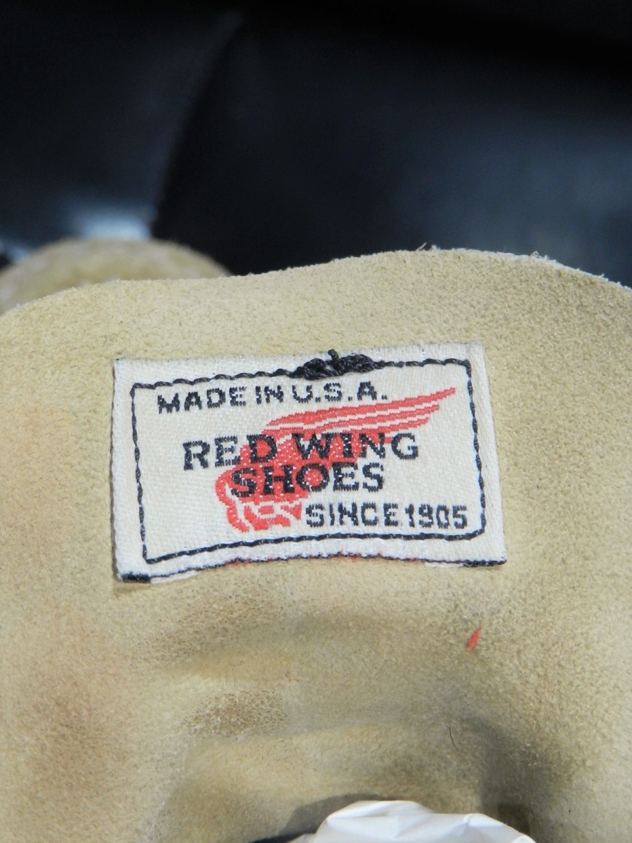 レッドウィング 90'S 羽タグ スエード モックトゥ スーパーソール 8118 US8D 26cm 8802 REDWING アイリッシュセッター_画像6