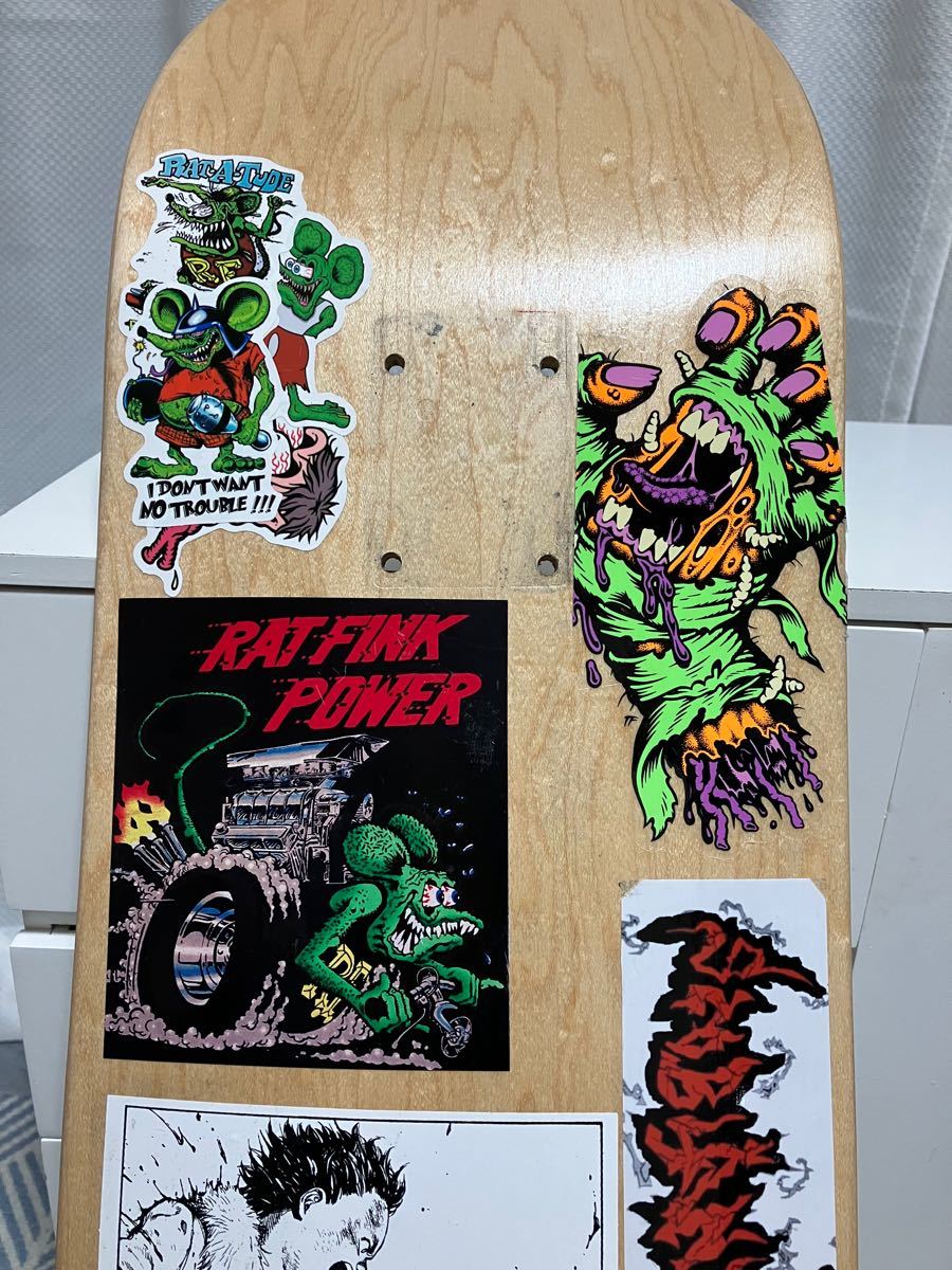 スケボー デッキ SMブランクス ステッカーデコ RAT FINK supreme スケボー デッキ SMブランクス ステッカーデコ RAT FINK supreme