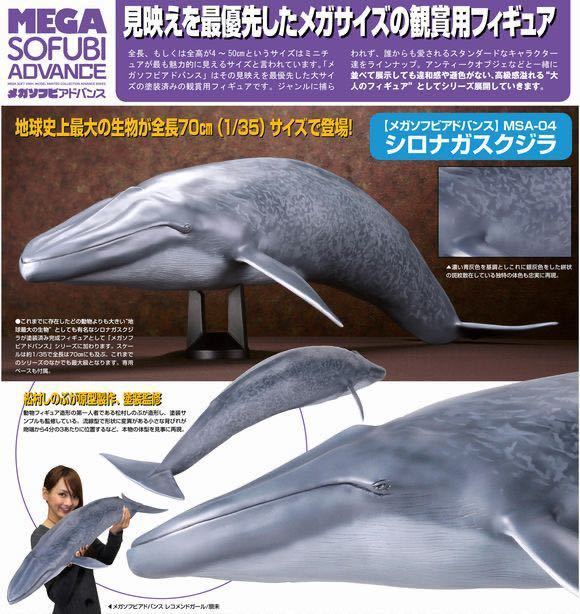 海洋堂メガソフビアドバンス シロナガスクジラ 海洋堂メガソフビアドバンス シロナガスクジラ
