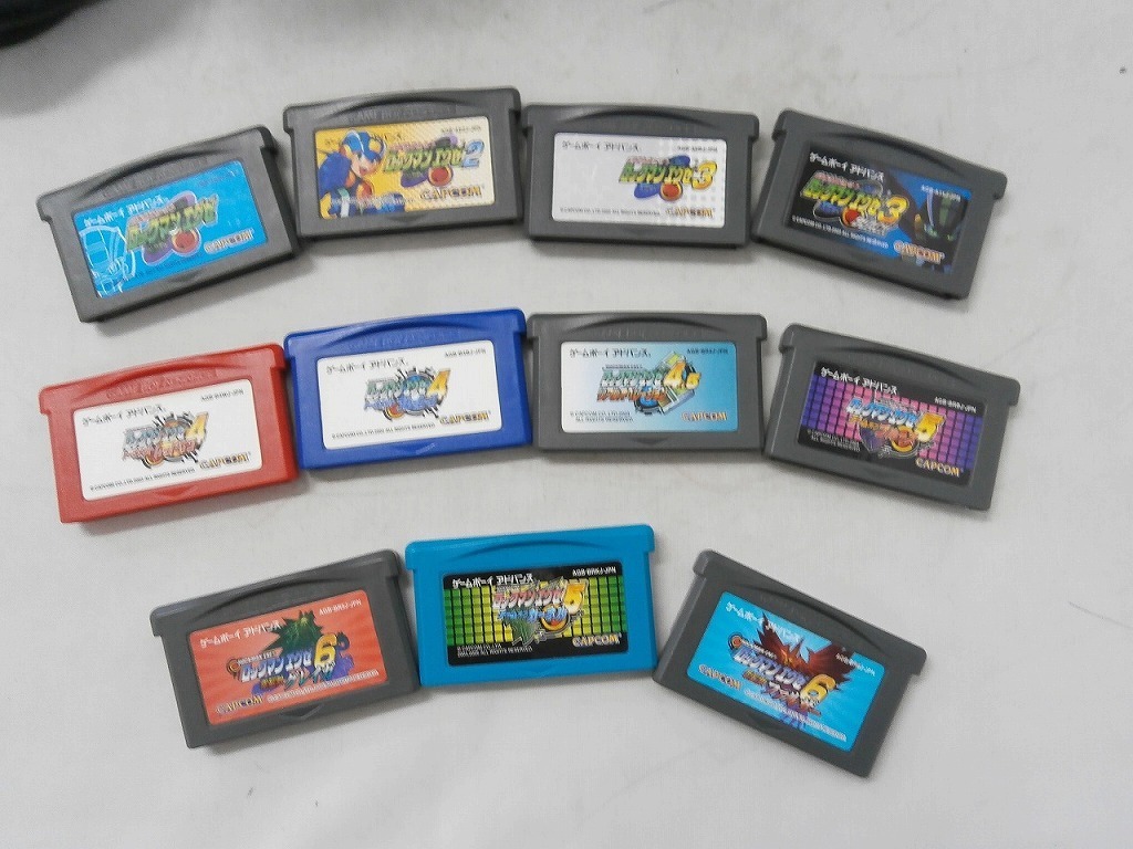 カプコン CAPCOM GBAソフトセット ロックマンエグゼ1~6 11本セット