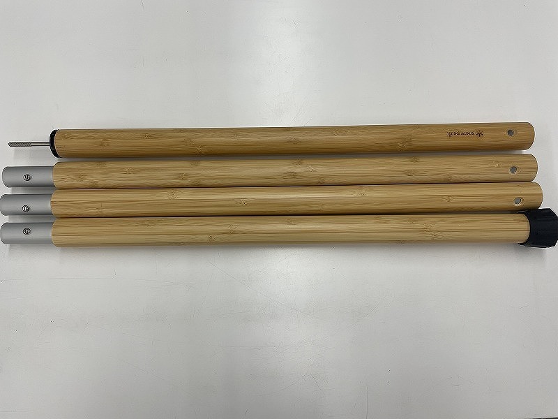スノーピーク snow peak 【美品】ウッドポール 240 ナチュラルウッド