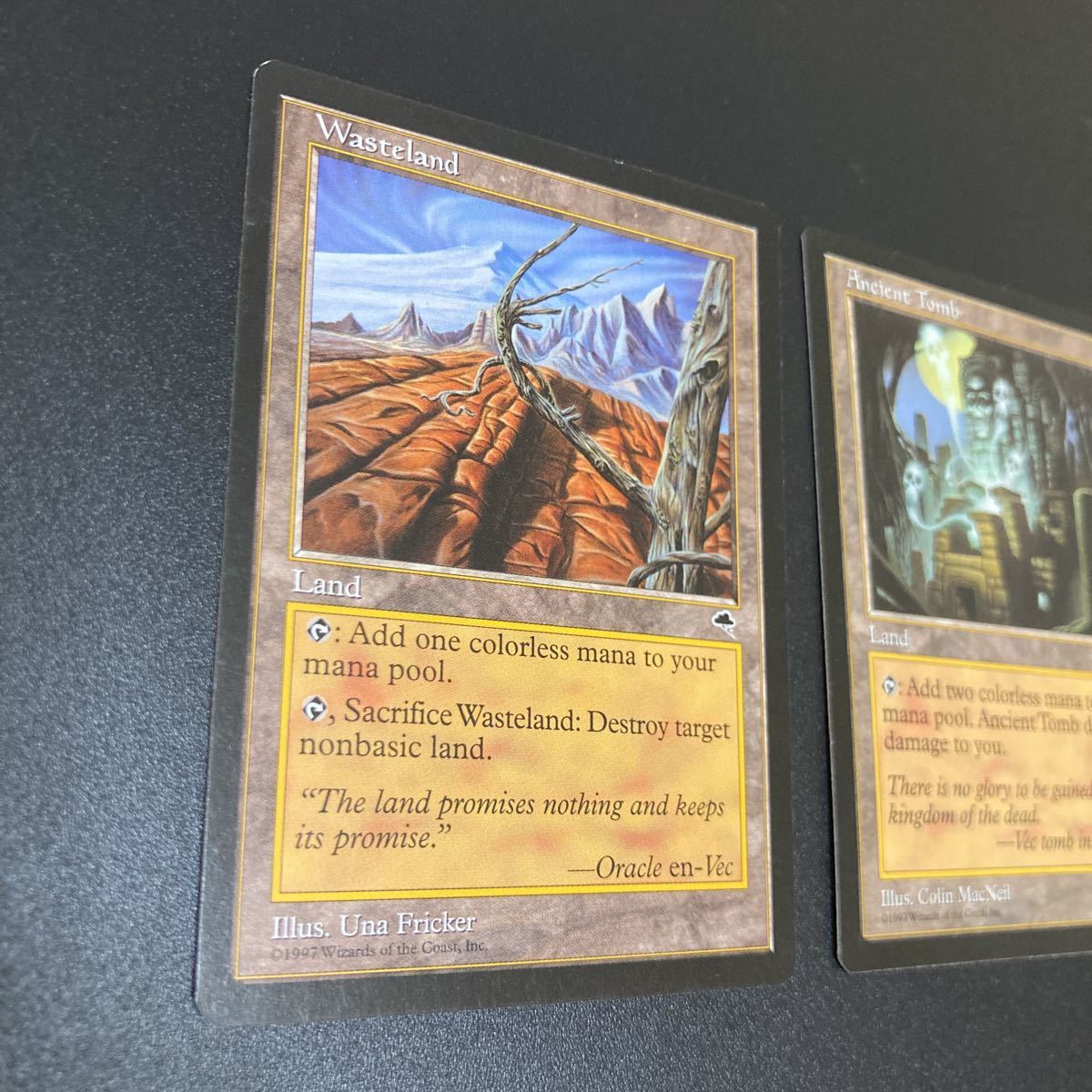 MTG 不毛の大地 / Wasteland 古えの墳墓 / Ancient Tomb 英語版
