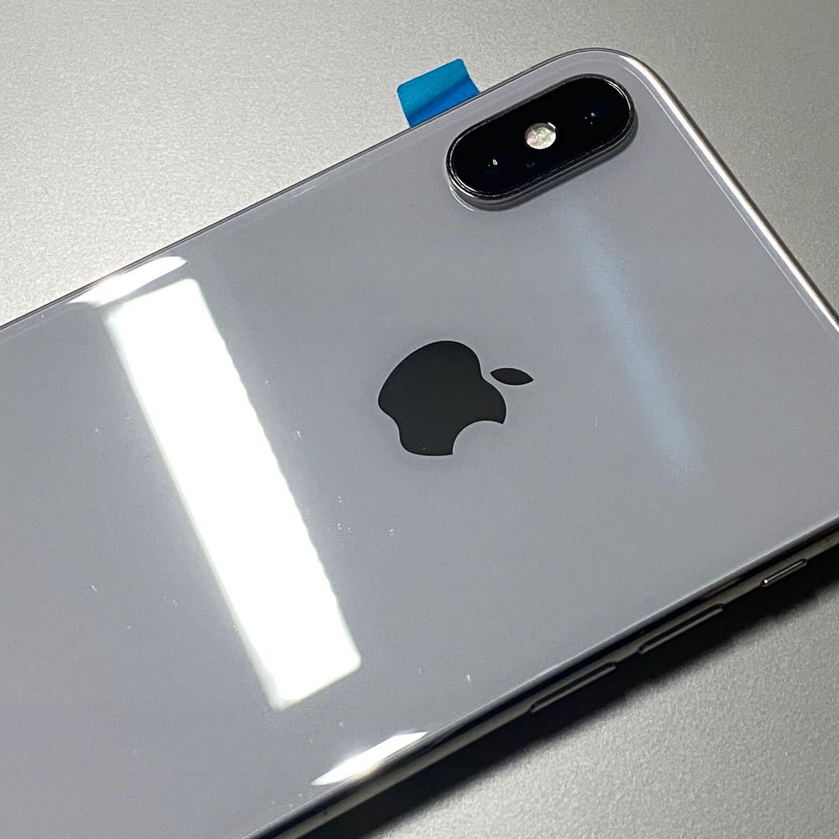 Apple iPhoneX 海外版 SIMフリー 台湾版 シャッター音なし 中古 バッテリー新品 画面新品 スピーカー新品