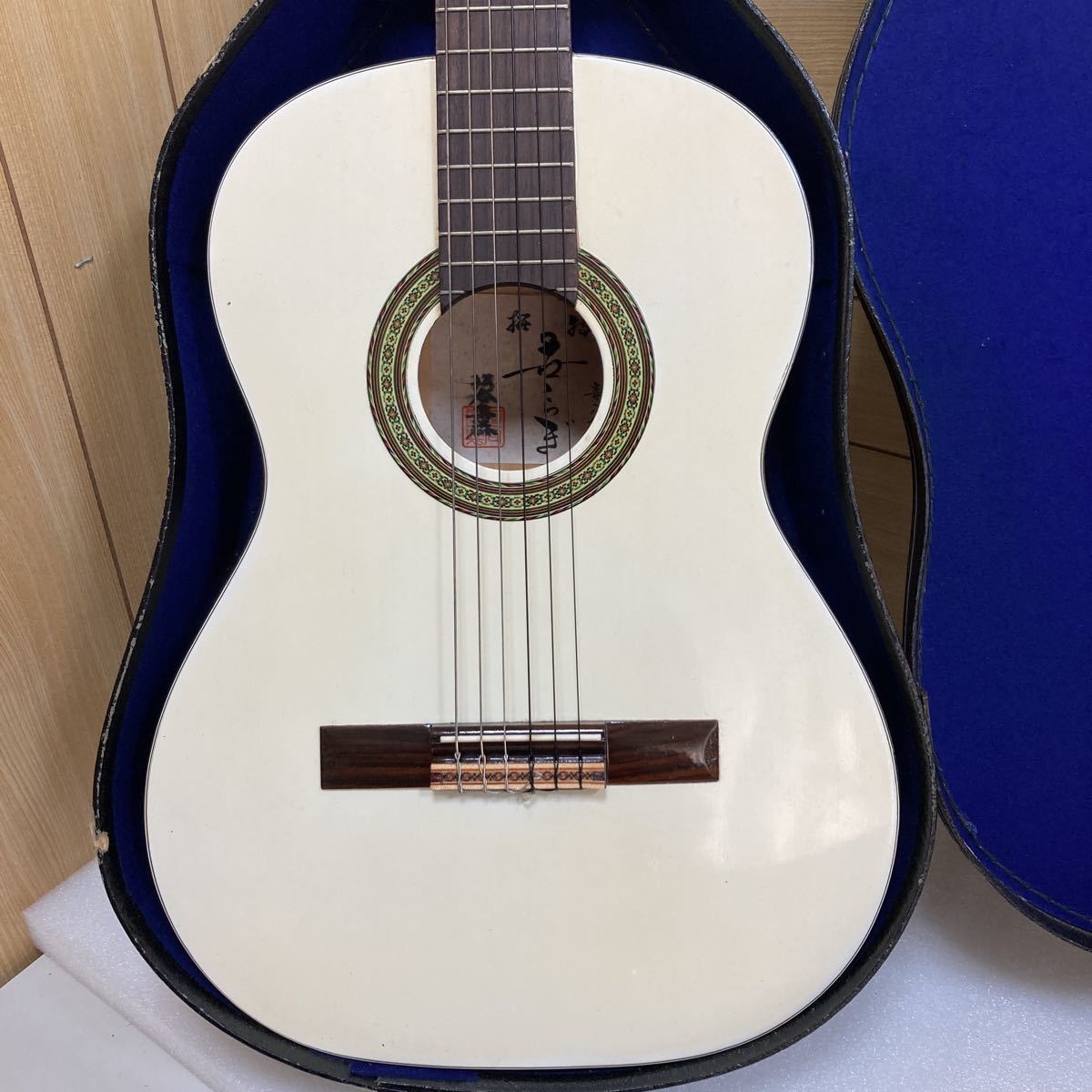 GXL9432 特選 手工品 KAWAI 河合楽器 第八拾号 ギター ハードケース 付き 現状品 1101の画像2