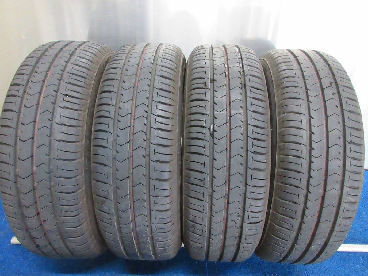 ★8.5-9分山★19年製★ ブリヂストンECOPIA NH100C 175/65R14　社外ホイール 14×5J +45 4H-100 4本セット　B990_画像2