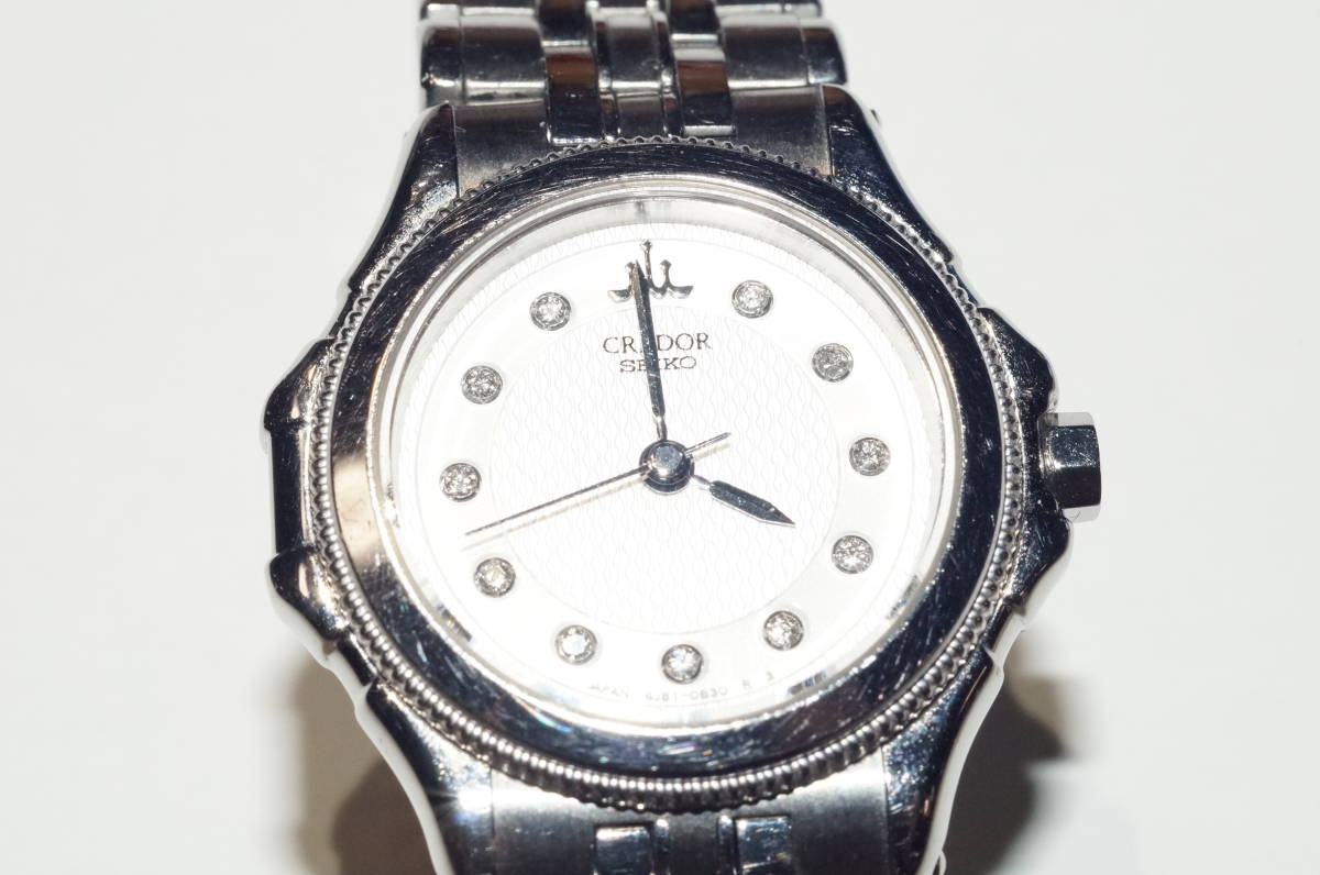 SEIKO セイコー CREDOR クレドール パシフィーク ダイヤ 4J81-0A70