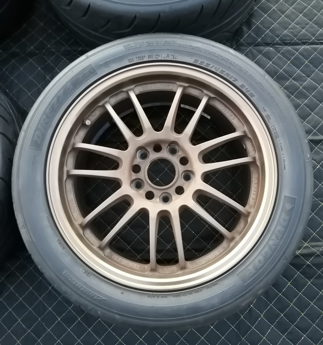 RAYS VOLK RACING レイズ RE30 HONDA S2000 AP2 AP1 17インチ 7.5J +50 9J +54 114.3 5穴 4本 セット 美品 絶版 _画像3