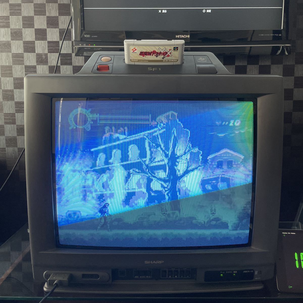 スーパーファミコン 内蔵テレビ SF1 コントローラー リモコンつき www