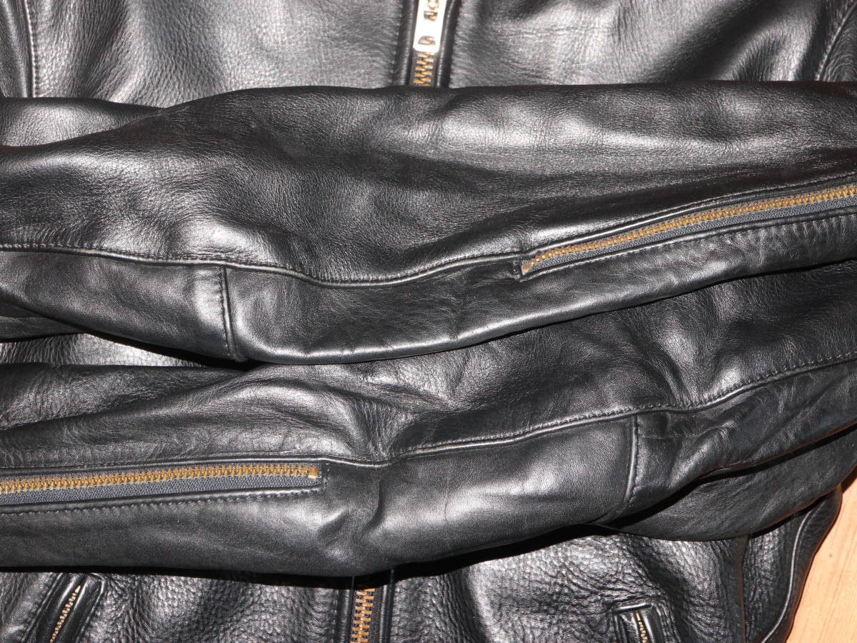 VANSON バンソン 90's TALONジップ MODEL B シングルライダース 36