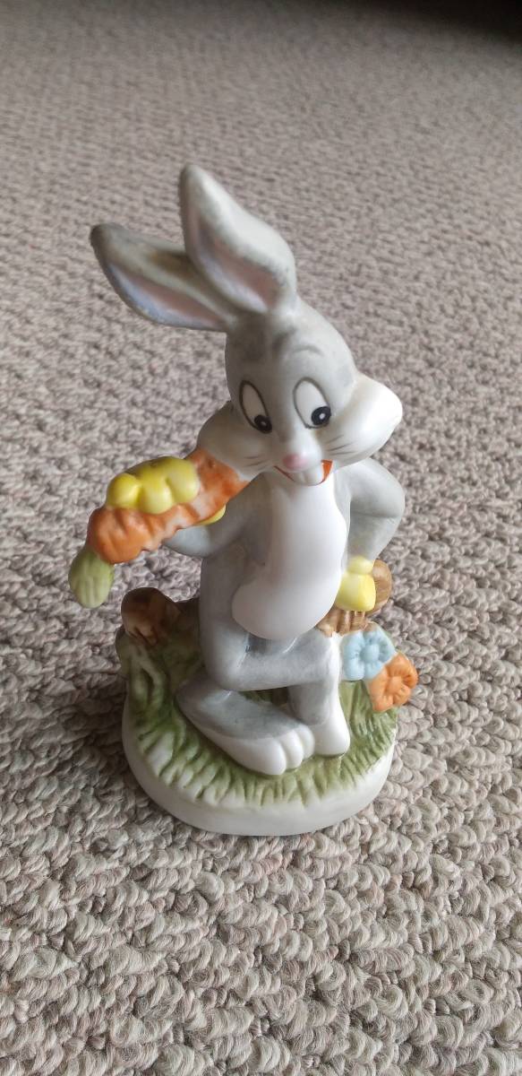  Bugs Bunny * figure * ceramic ceramics made * Vintage *WARNER BROS* rabbit *...*1979 year 