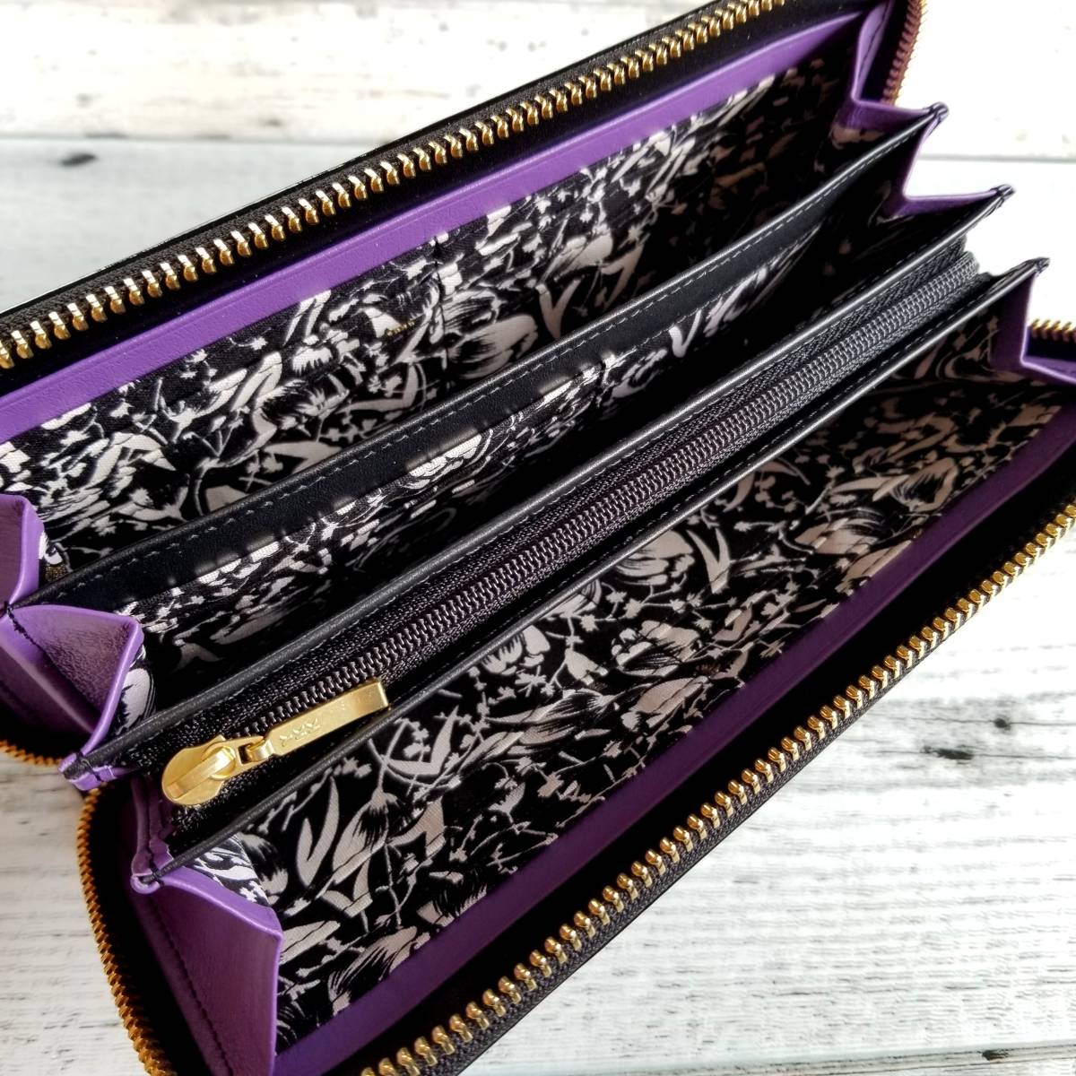 フローラ 新品 ANNA SUI アナスイ 本革 ラウンド長財布/ラウンド フローラ 新品 ANNA SUI アナスイ 本革 ラウンド長財布/ラウンド