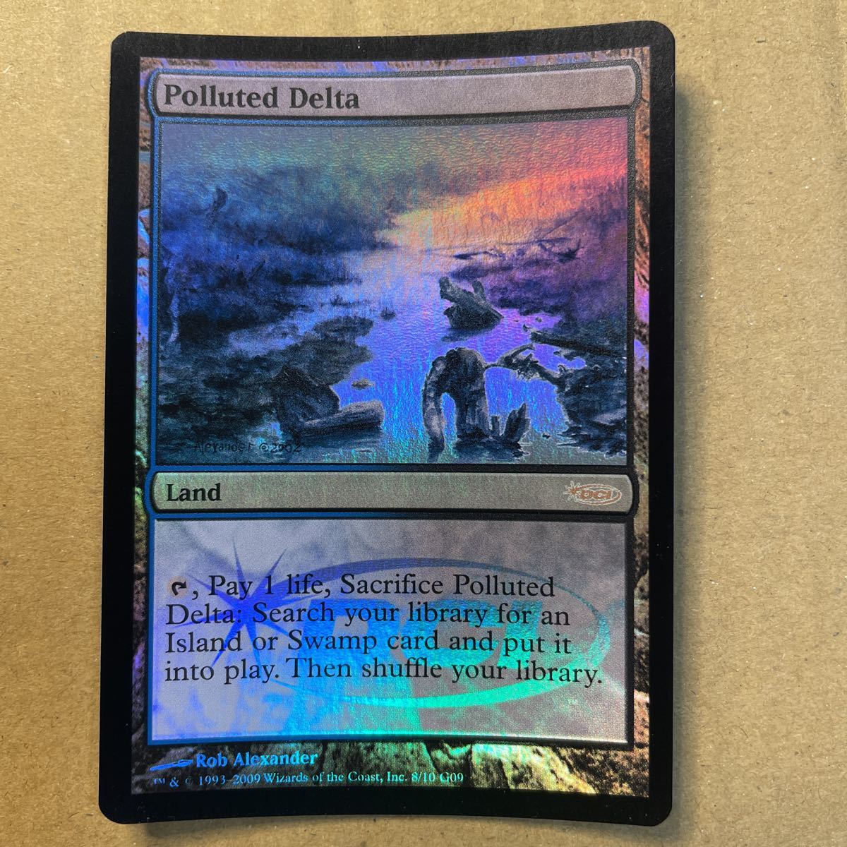 【MTG】【即決】汚染された三角州/Polluted Delta DCI版 Foil №2_画像1